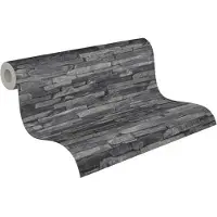 Living Walls Tapete Urban Stone in Grau | Gr.: onesize