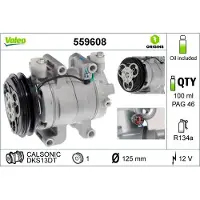 Valeo Kompressor, Klimaanlage ORIGINS - NEW O.E. TECHNOLOGIE 559608