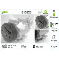 Valeo Kompressor, Klimaanlage RE-GEN - AT 813820
