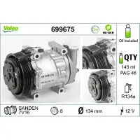 Valeo Kompressor, Klimaanlage RE-GEN - AT 699675