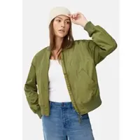 Camel active Bomberjacke mit 2-Wege-Reißverschluss in Oliv | Gr.: 40