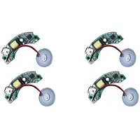 Semoic 4Pcs 5V Luftbefeuchter-Treiberplatine Nebelhersteller Zerstäubungsscheiben Stabiles Ultrafeines Zubehör für Große Sprühkreise mit Geringem