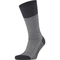 Falke Airport Herringstripe Socke Schwarz