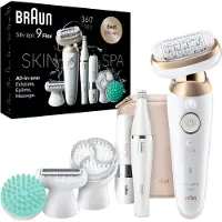 Braun Silk épil 9 Flex SkinSpa Epilierer Damen Hautpflege Komplettset Freiheitsgefühl