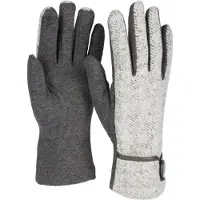StyleBREAKER Fleecehandschuhe "Touchscreen Handschuhe Fischgrät Muster" 1 Stk.