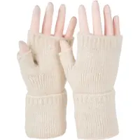 StyleBREAKER Strickhandschuhe "Fingerlose Strickhandschuhe Einfarbig" 1 Stk.