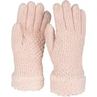 StyleBREAKER Strickhandschuhe "Strickhandschuhe mit Perlmuster und Fleece" 1 Stk.