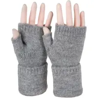StyleBREAKER Strickhandschuhe "Fingerlose Strickhandschuhe Einfarbig" 1 Stk.