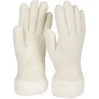 StyleBREAKER Strickhandschuhe "Strickhandschuhe mit Perlmuster und Fleece" 1 Stk.