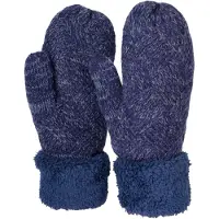 StyleBREAKER Fäustlinge "Strickhandschuhe Fäustlinge mit Rauten Muster und Fleece" 1 Stk.