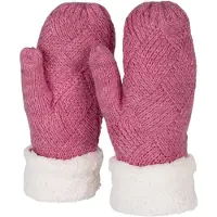 StyleBREAKER Fäustlinge "Strickhandschuhe Fäustlinge mit Rauten Muster und Fleece" 1 Stk.
