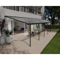 Canopia Aluminium Terrassenüberdachung Feria Anthrazit 295x971x305 cm
