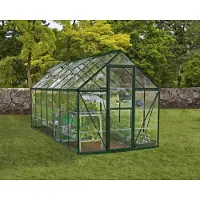 Canopia Aluminium Gewächshaus Harmony 614 Grün 424x185x208 cm