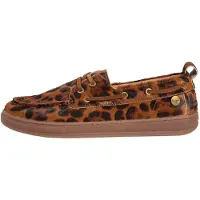 Pepe Jeans für Damen. PLS000033 Lederbootsschuhe Ball Boat braun (39), Wohnung, Schnürsenkel, Lässig