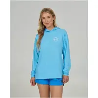 Salty Crew Circled Tech Hoody pool blue (POOL) S