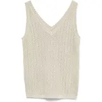 Vero Moda %Vmnewlex Pointelle V-Neck Top Noos