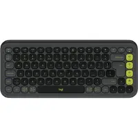 Logitech POP ICON KEYS, Mini, Kabellos, Bluetooth, Scherenschalter, QWERTY, Graphit