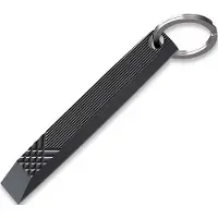 Flytanium Flybar Keychain Prybar FLY-1290B, Black Titanium, Prybar Tool