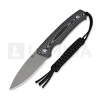 CIVIVI Altus Fixed Blade C20076B-2, Stonewashed 14C28N, Gray and Black Layered G10 Taschenmesser