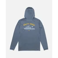 Salty Crew Overnight Hood Sunshirt Langarm-rash Guard
