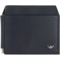 Golden Head Leder Geldklammer Kartenhalter Polo RFID Protect Clip-Scheintasche 1923 Marineblau dunkelblau