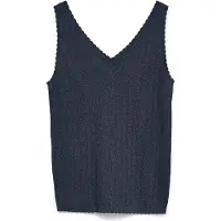 Vero Moda %Vmnewlex Pointelle V-Neck Top Noos
