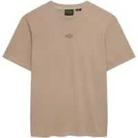 Superdry für Herren. M1012366A Micro Logo T-shirt beige (XXL), Lässig, Baumwolle, Kurzarm