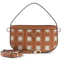 GUESS Handtasche Frankie Mini HWWG97 36770 Braun