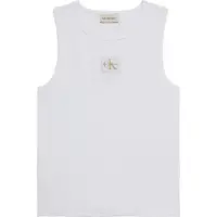 Calvin Klein Jeans Top LV047C201G Weiß Slim Fit 34