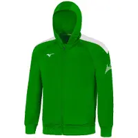 Mizuno Herren Team Mznrb Zip Hoodie - 32ECB555, Farbe:Grün, Textil:XL