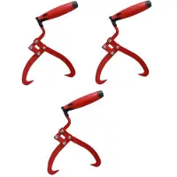 Baumarktplus 3er Set Handpackzange Packzange Holzzange Handhebehaken Sappie Holzgreifer Fo...