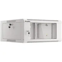Lanberg WFFA-5604-10S, Wandmontiertes Regal, 4U, 60 kg, Grau