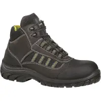 Lemaitre Sicherheitsstiefel Danube Gr.47 schwarz/braun Leder/Textileins. S3 SRC EN20345