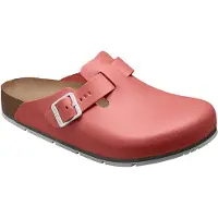 Birkenstock Boston Pro LE SL 2.0 Clog Mars Red nach EN ISO 20347:2022 SR, Weite: schmal rot Größe 43