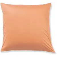 Doris Meyer Uni Interlock Jersey Bettwäsche Kissenbezug einzeln 80x80 cm | terra - orange
