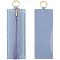 Sonstige Verlage EMILY Mesh Federmäppchen (Blue Grey) Flat Pen Case | by KING JIM