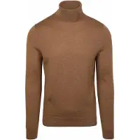 Suitable Merino Rollkragen Pullover Camel/Braun