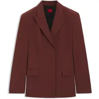 HUGO Relaxed-Fit Blazer aus elastischem Gewebe Grösse 40