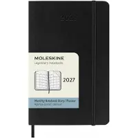 Moleskine Monats-Notizkalender P/A6 Schwarz 2027