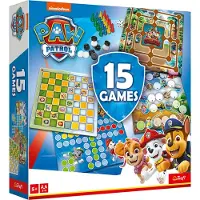 Trefl Satz von 15 Brettspielen Tlapková patrola