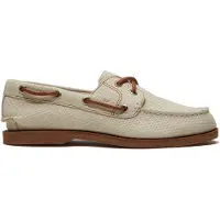 Timberland Damen Classic Boat Bootsschuhe Light Beige Nubuck-Schuhgröße 39