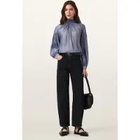 AllSaints Pearla Top Lilac Grey Größe: 2 | Longsleeves Outlet | Damen | Grau