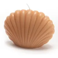 Amadeus Muschelkerze nude x8 - Beige Anderes Wachs 8.8x4.799 cm