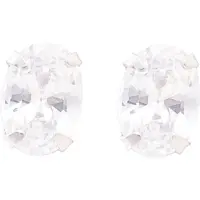 Luxenter Sterling Silber 925 Ohrringe mit rhodiniertem Brillant Zirkonia - Essential