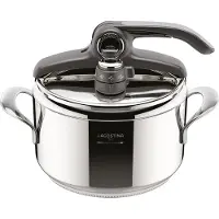 Lagostina 8910000181, 5 l, Keramik, Elektro, Halogen, Gas, Induktion, Edelstahl, 22 cm, Edelstahl, 2,3 kg
