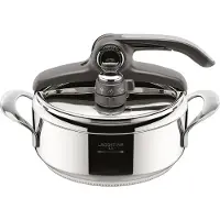 Lagostina Diva 012022010522, 3,5 l, Induktion, Versiegelte Platte, Gas, Halogen, Elektro, Keramik, Edelstahl, 22 cm, Edelstahl, Edelstahl