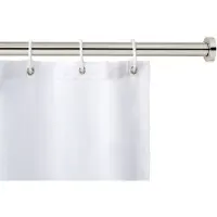 Schöner Wohnen Duschvorhangstange, »OBLEON«, L: 70-115 cm, Ø 2,8 cm, silberfarben