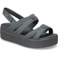 Crocs Keilsandalette "Brooklyn Knot Low Wedge" Sommerschuh, Plateausandalette, Urlaubsschuh mit weichem Fußbett