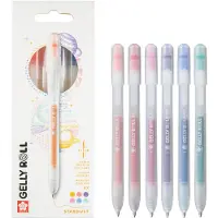 Sakura Gelly Roll Retractable Classic Gelschreiber transparent 0,45 mm, Schreibfarbe: farbsortiert