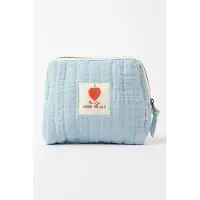 Sissy-Boy Kosmetiktasche Mit Aufschrift - Hellblau